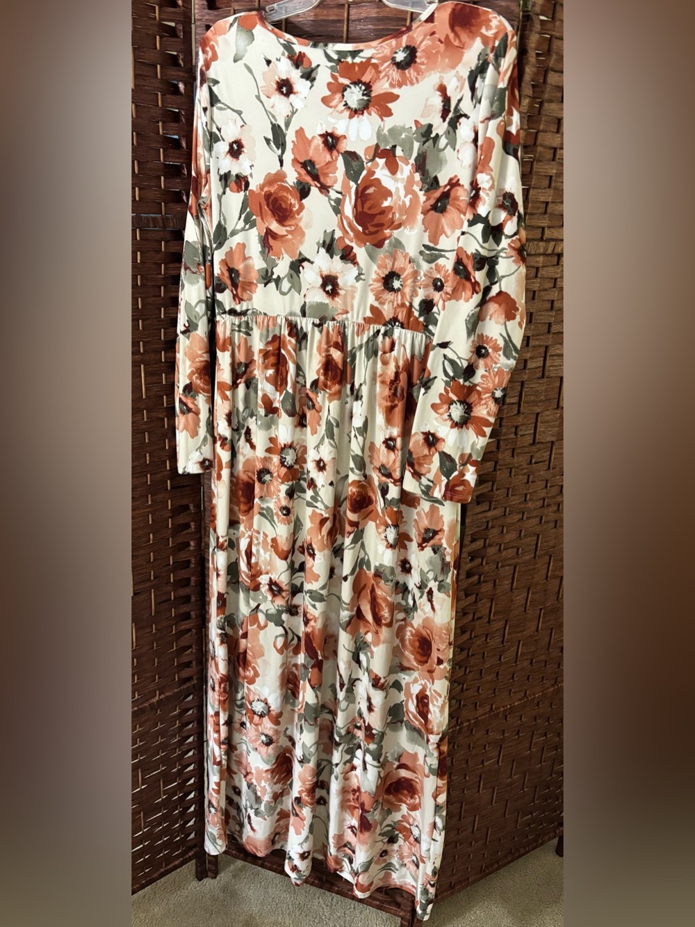 Orange Creek Floral Long Sleeve Maxi Dress - Picture 6 of 6
